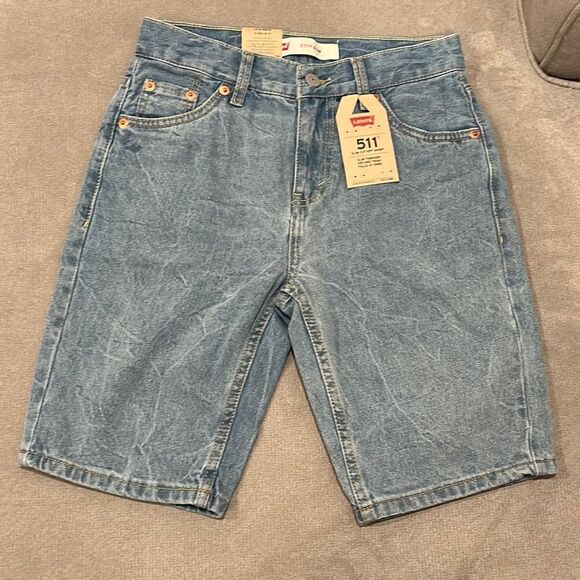 Nwt Levi’s 511 jean slim cut off short - Picture 1 of 2
